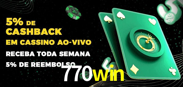 Promoções do cassino ao Vivo 770win
